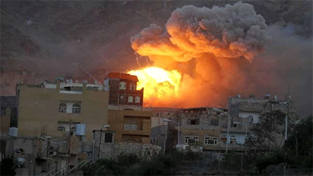 La agresión saudí aumenta bombardeos sobre Yemen La agresión saudí aumenta bombardeos sobre Yemen